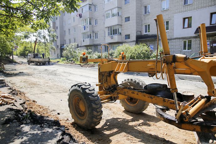 Первую очередь дворов готовят к асфальтированию в центральной части Находки