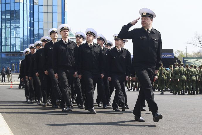 В Находке прошла репетиция торжественного мероприятия, посвящённого Дню Победы