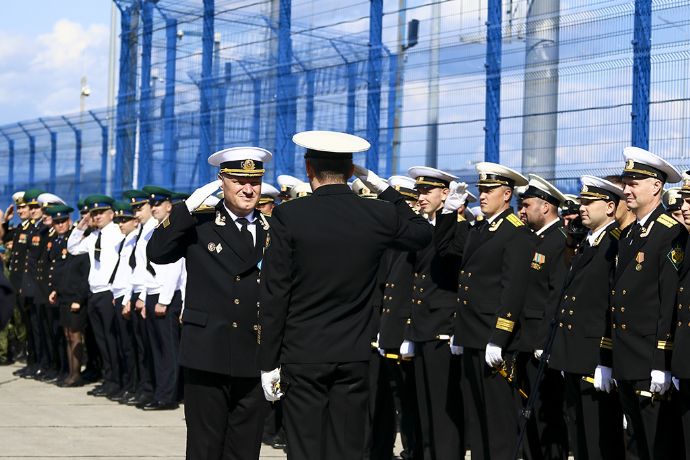 Новый патрульный корабль приступил к службе в порту Находки