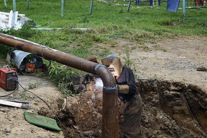 В Находке продолжаются ремонтные работы по благоустройству дворовых территорий