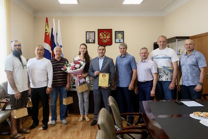 Детский спорт в приоритете: глава Находки и тренеры киокусинкай наметили планы сотрудничества