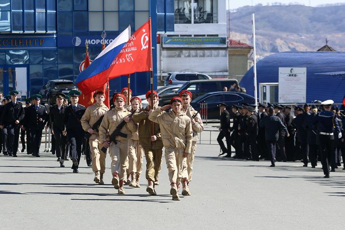 В Находке прошла первая репетиция парада ко Дню Победы