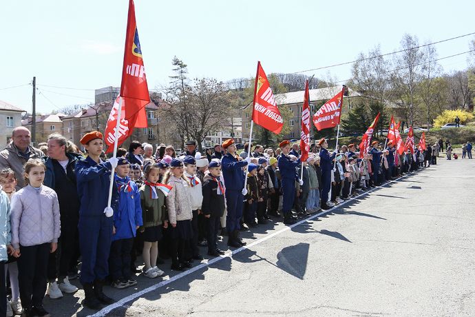 В Находке прошла репетиция парада «Правнуки Победы»